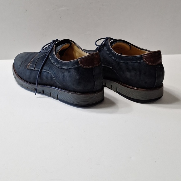 Johnston & Murphy 1850 Men’s Made in Brazil Dark Blue Leather Oxford Shoes 9.5M main image 11